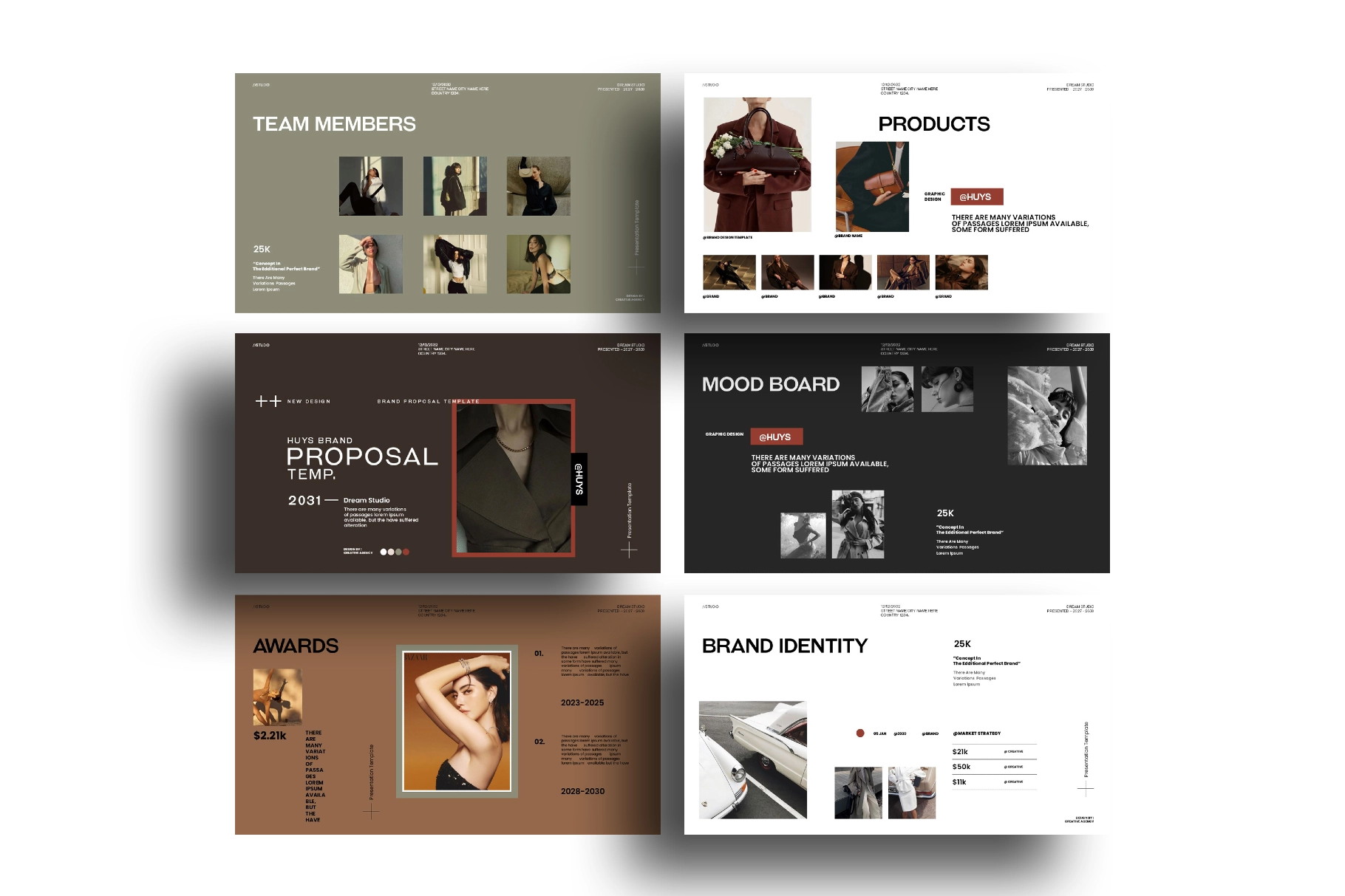Huys | Brand Proposal Presentation Template