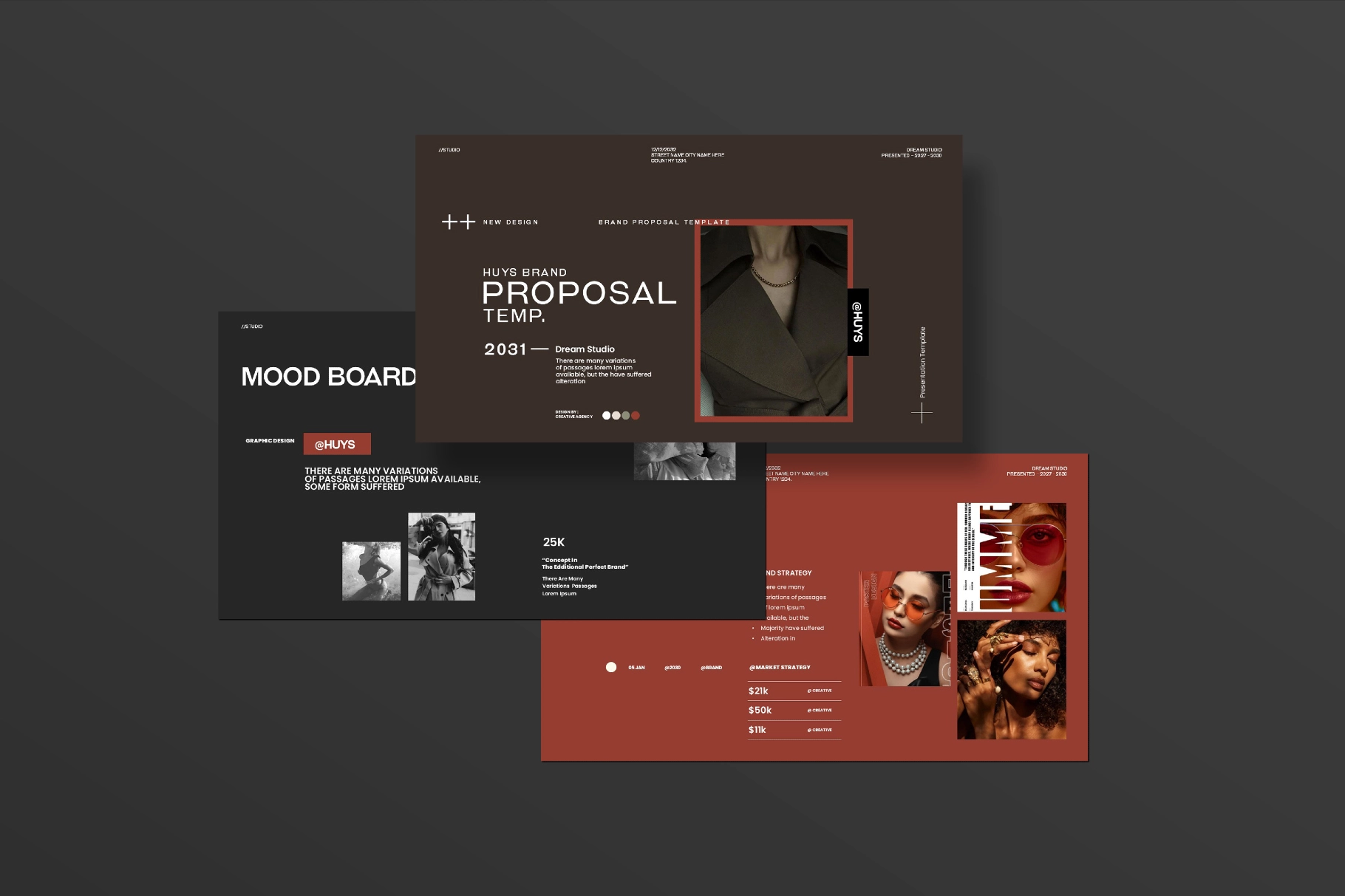 Huys | Brand Proposal Presentation Template