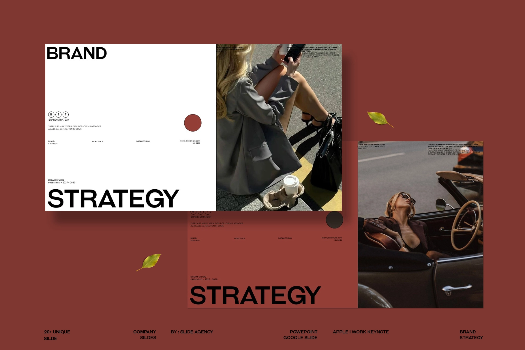 Clean Modern Brand Strategy Presentation Template