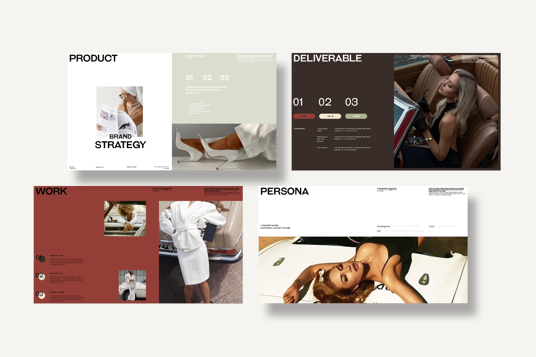 Clean Modern Brand Strategy Presentation Template