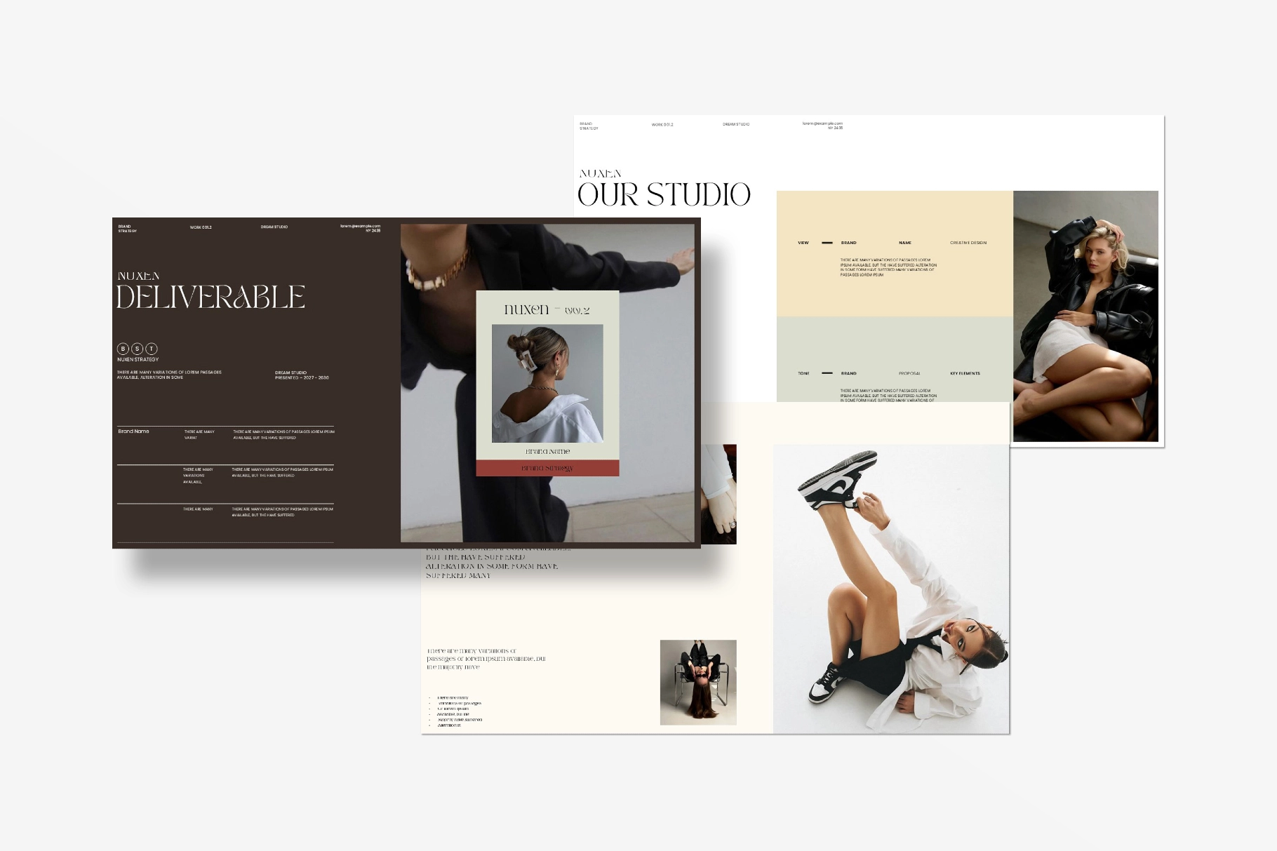 Nuxen Brand Strategy Presentation Template