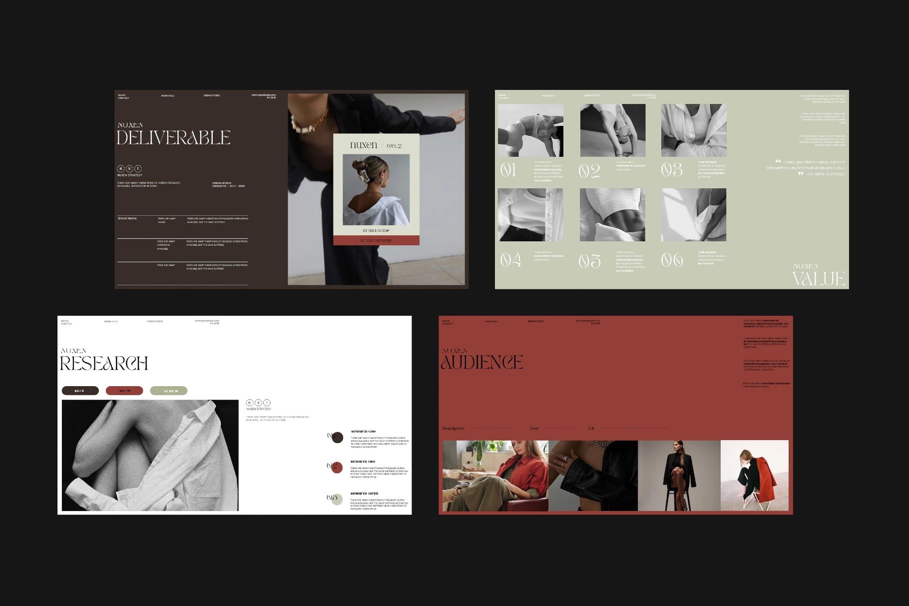 Nuxen Brand Strategy Presentation Template