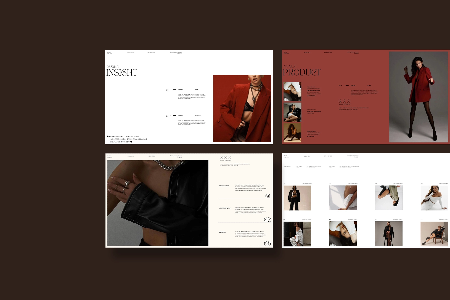 Nuxen Brand Strategy Presentation Template