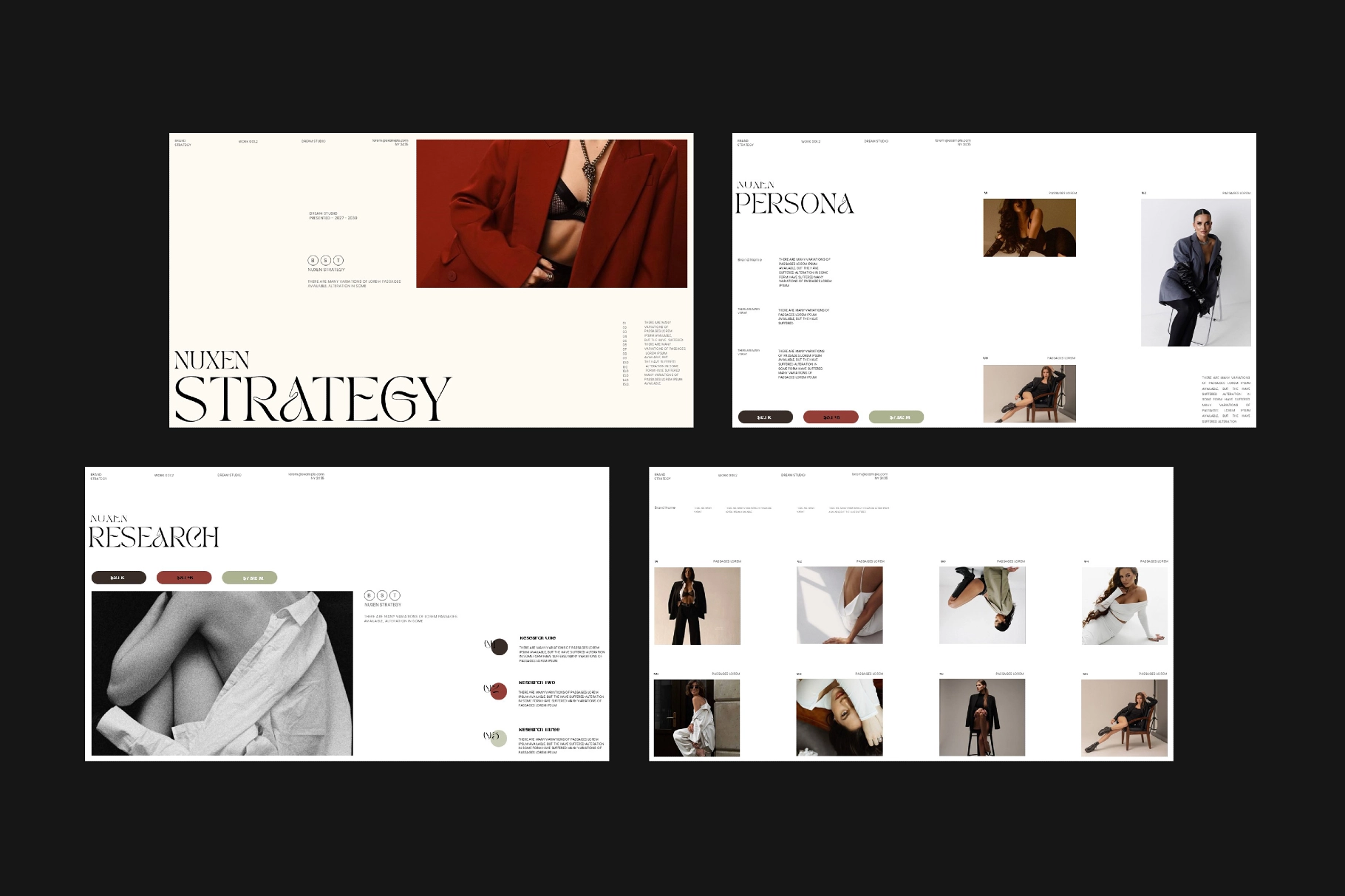 Nuxen Brand Strategy Presentation Template