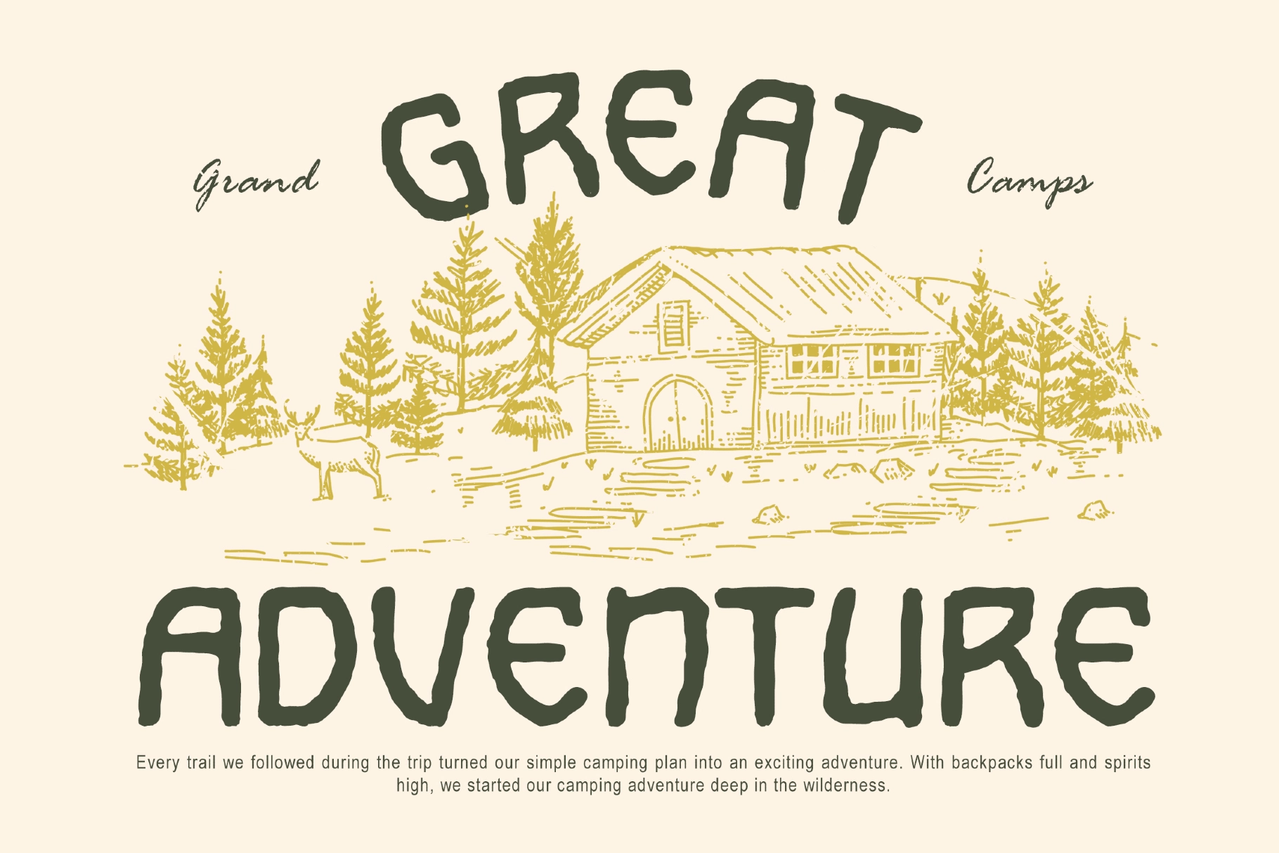 Stone Ridge - Rough Vintage Hand Drawn Font