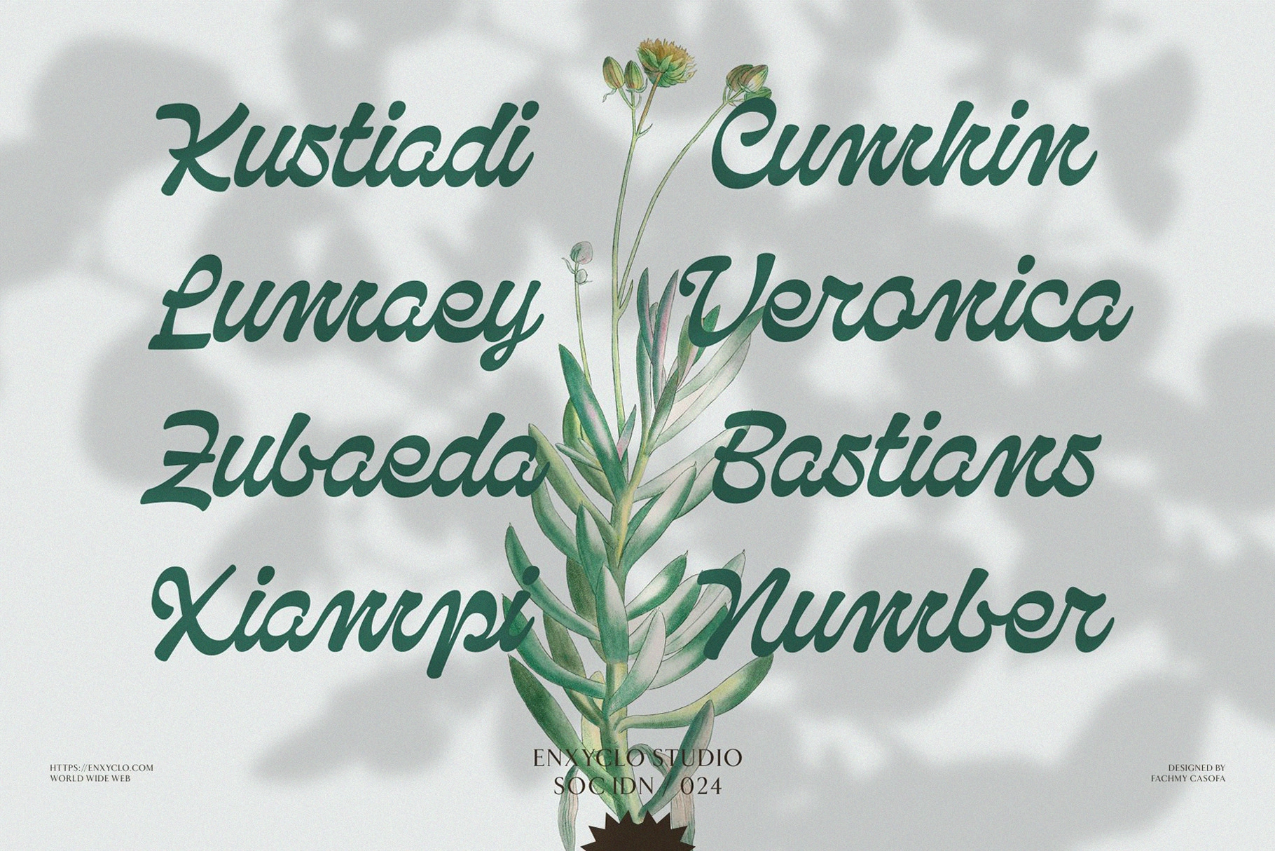 Qanproy Woldriug - Swash Script Font