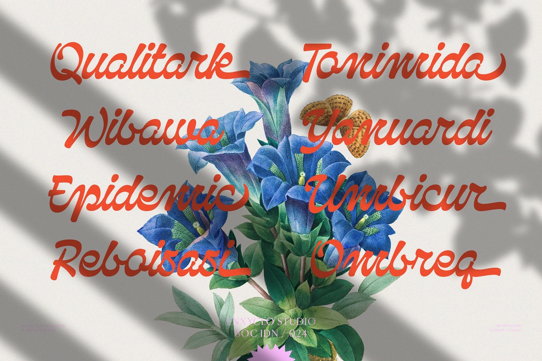 Qanproy Woldriug - Swash Script Font