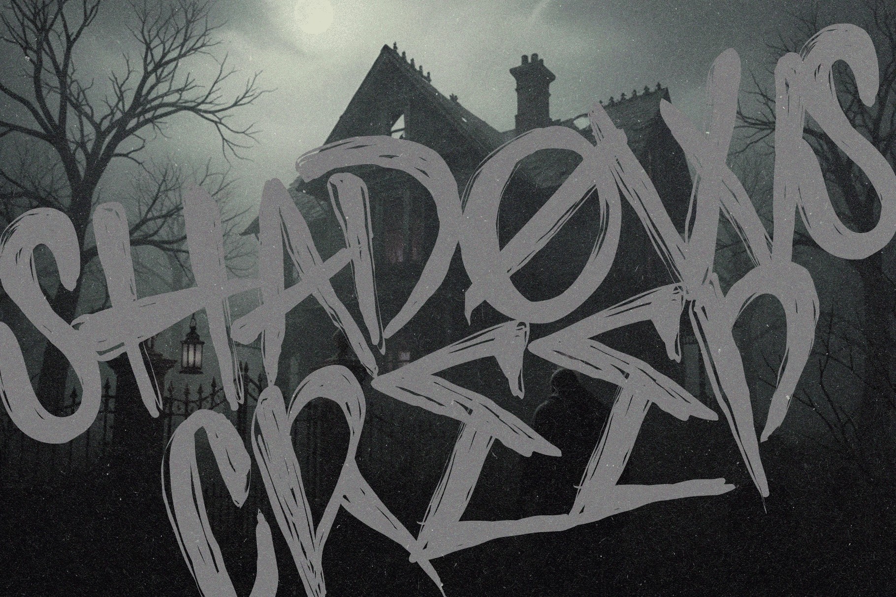 Dark Whispers - Scratch Creepy Display Font