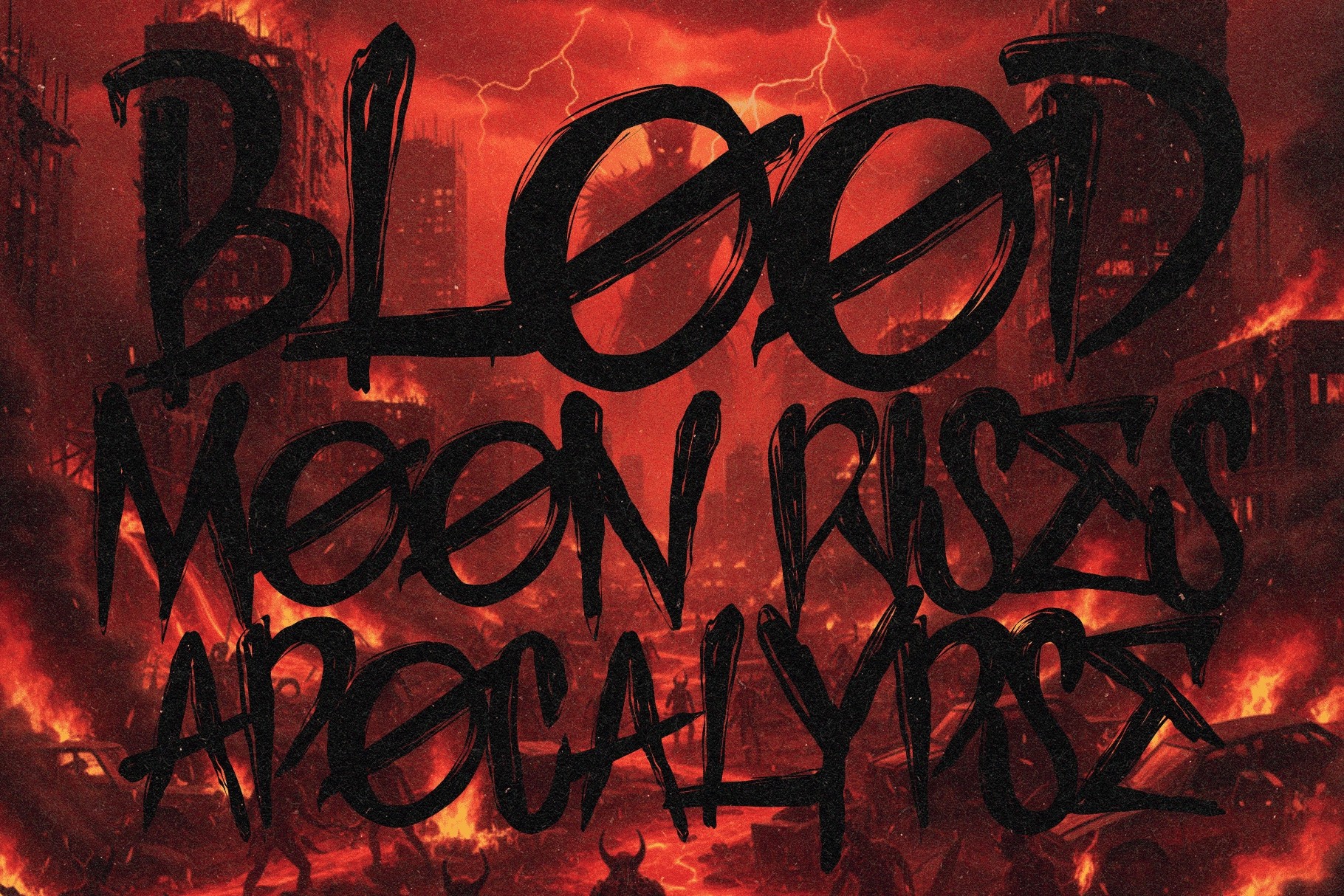 Dark Whispers - Scratch Creepy Display Font