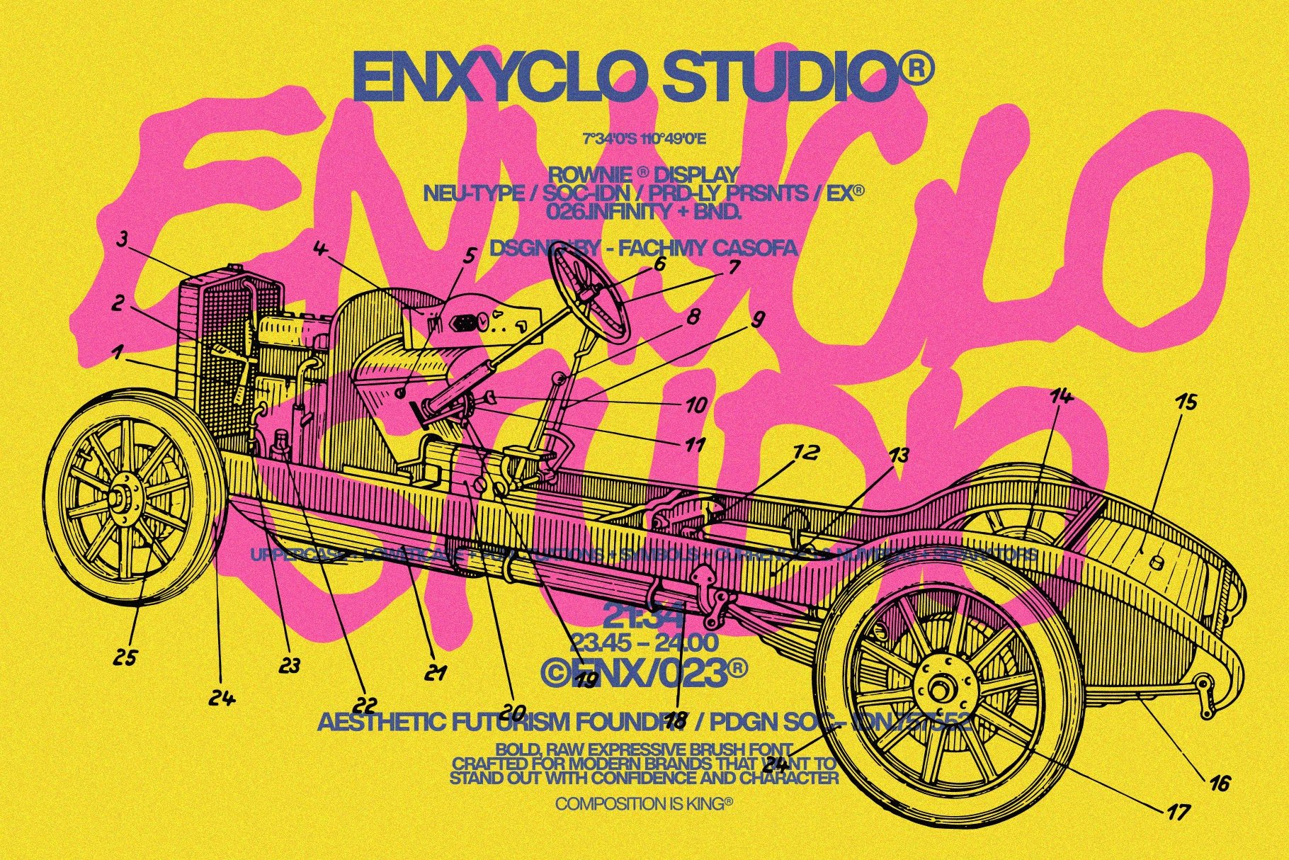 Rownie - Bold Expressive Brush Font