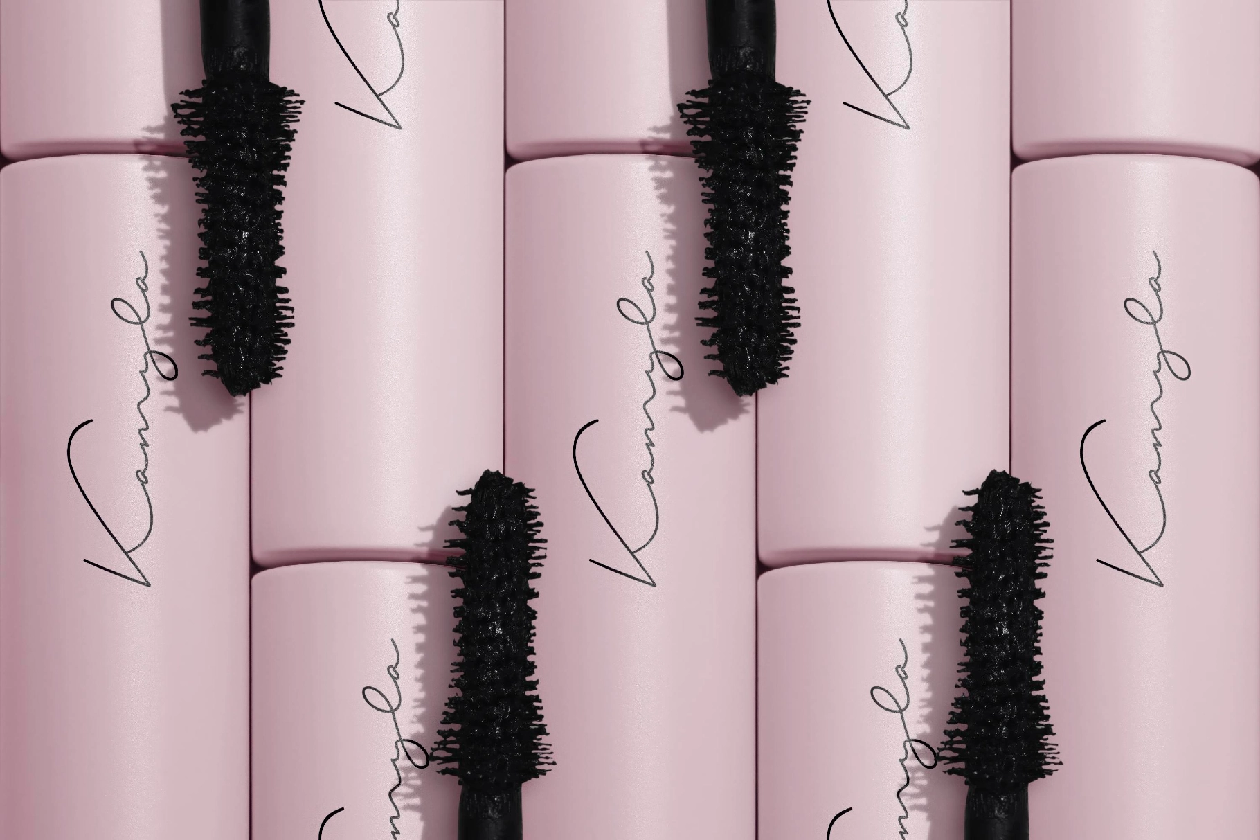 Vertical Layout Mascara Mockup