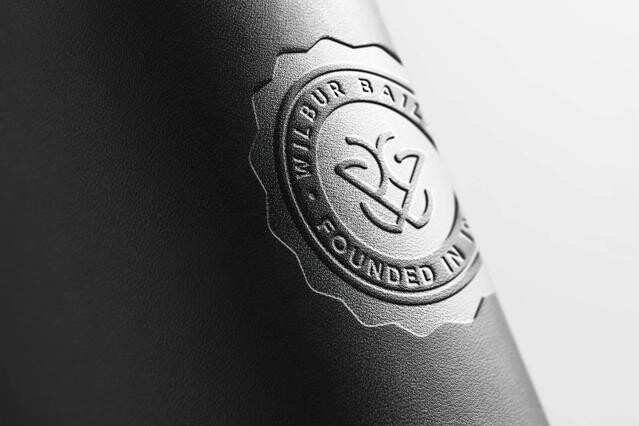 Leather Deboss Seal Mockup