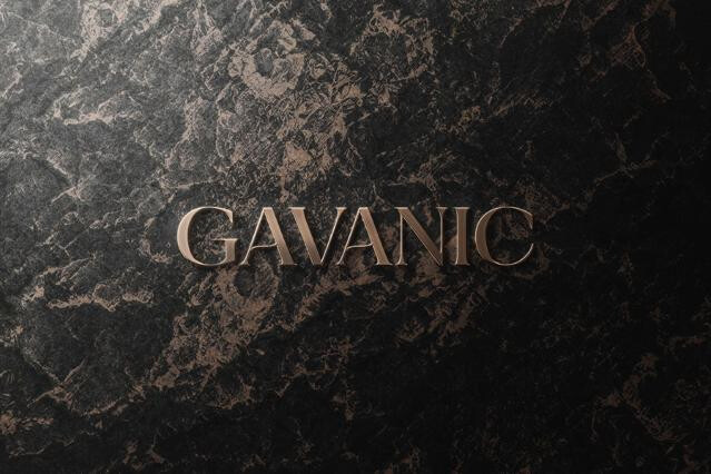 Marbled Stone Logo Mockup