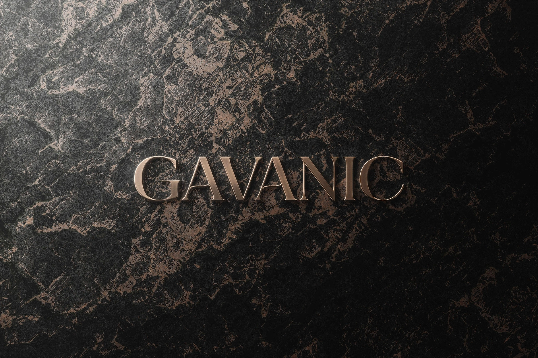 Marbled Stone Logo Mockup