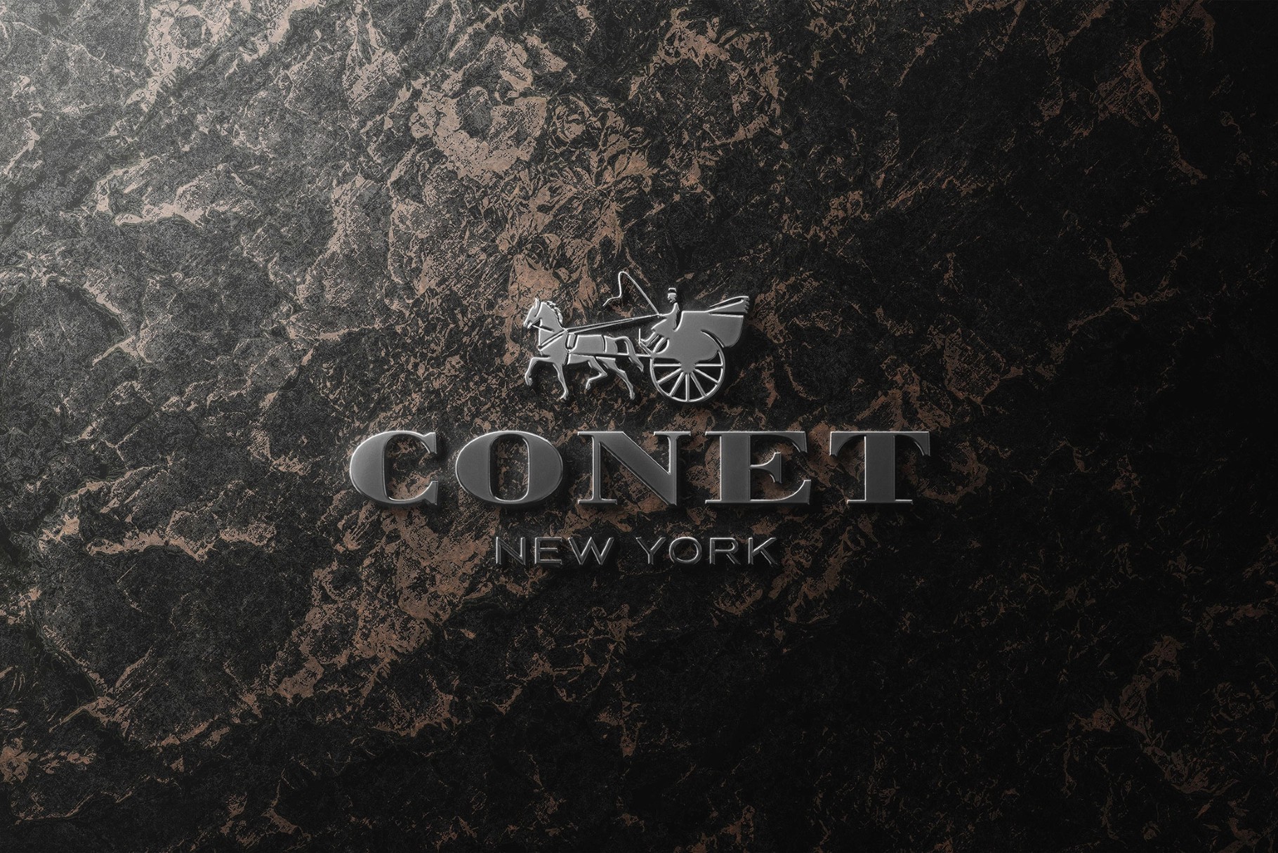 Marbled Stone Logo Mockup