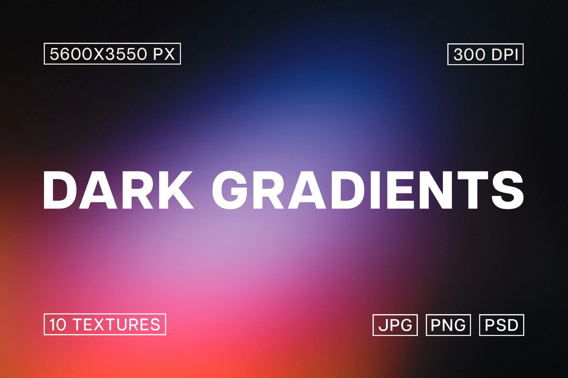 10 Translucent-Style Dark Gradients