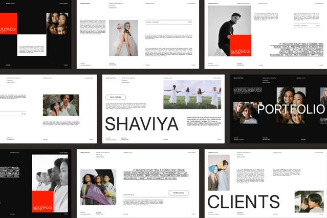 Shaviya - Fashion Google Slides Template