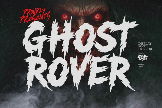 Ghost Rover - Horror Scratch Font