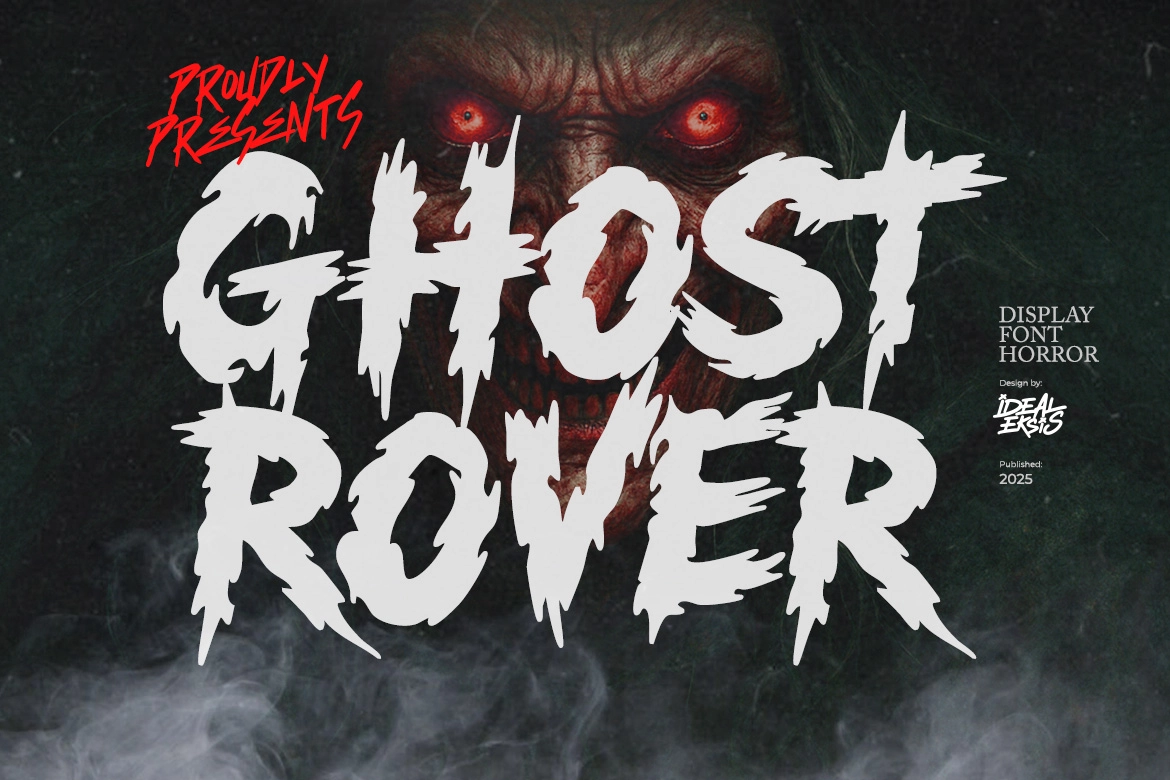 Ghost Rover - Horror Scratch Font