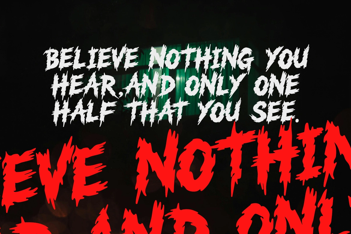 Ghost Rover - Horror Scratch Font