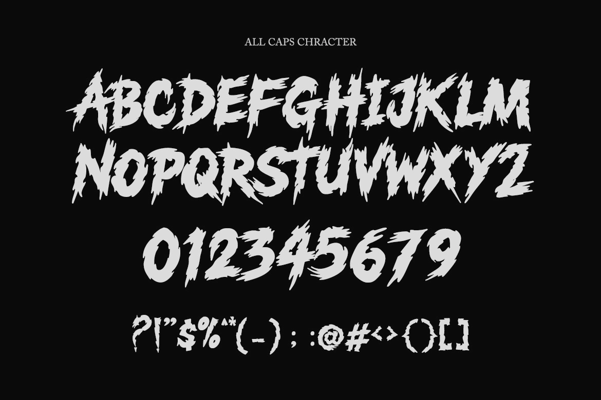 Ghost Rover - Horror Scratch Font
