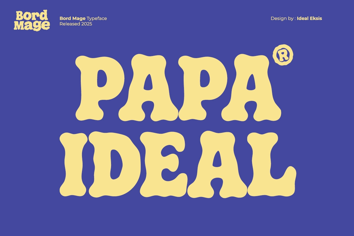 Bord Mage - Bubble Retro Display Font