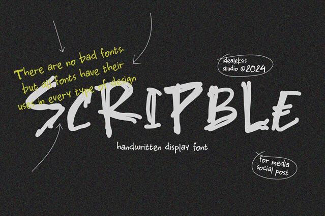 Scripble - Scribbles Handwritten Font