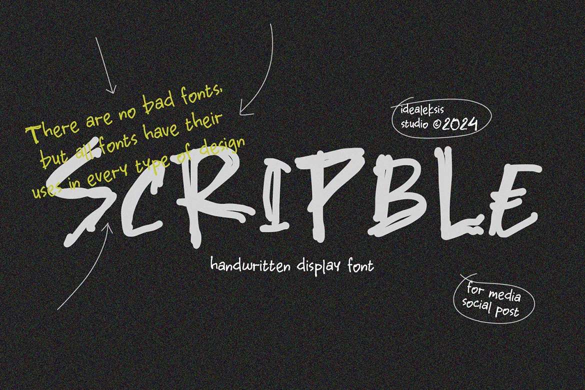 Scripble - Scribbles Handwritten Font