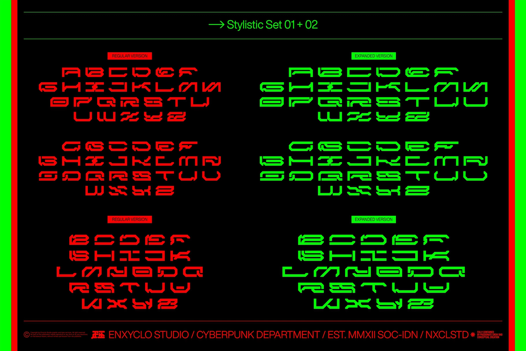 NCL Brayqose - Cyberpunk Futuristic Display Font