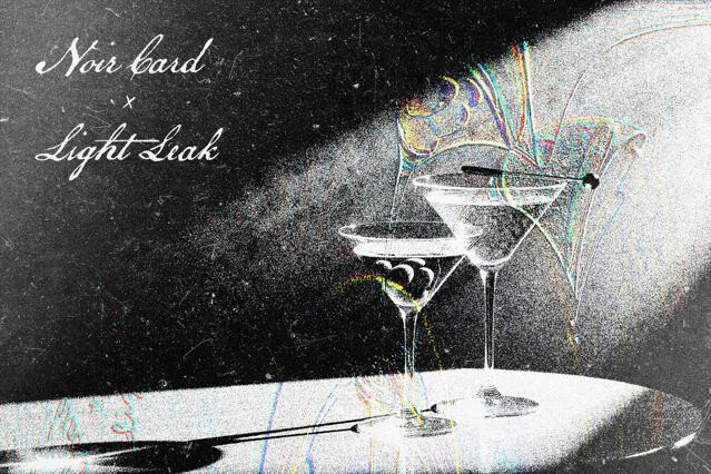 Noir Light Leak Photo Effect