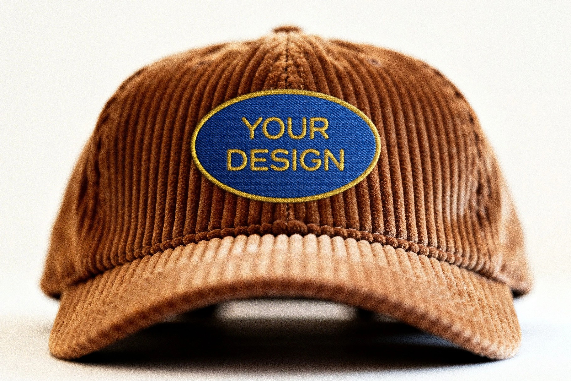 Embroidered Cap Patch Mockup