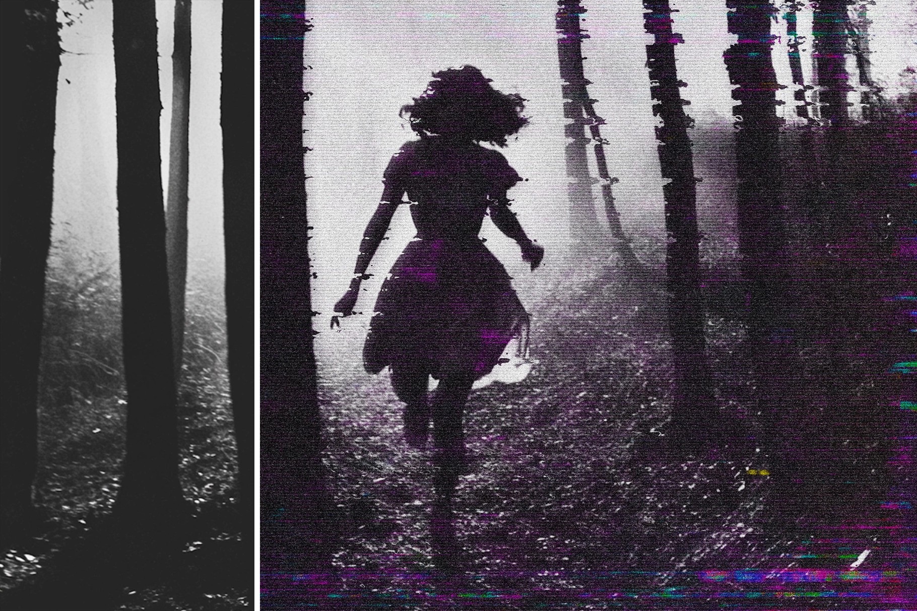 Noir Distressed Screen Effect