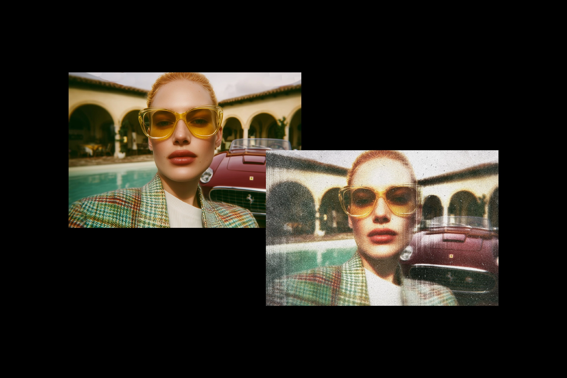 Broken Scan Photo Effect