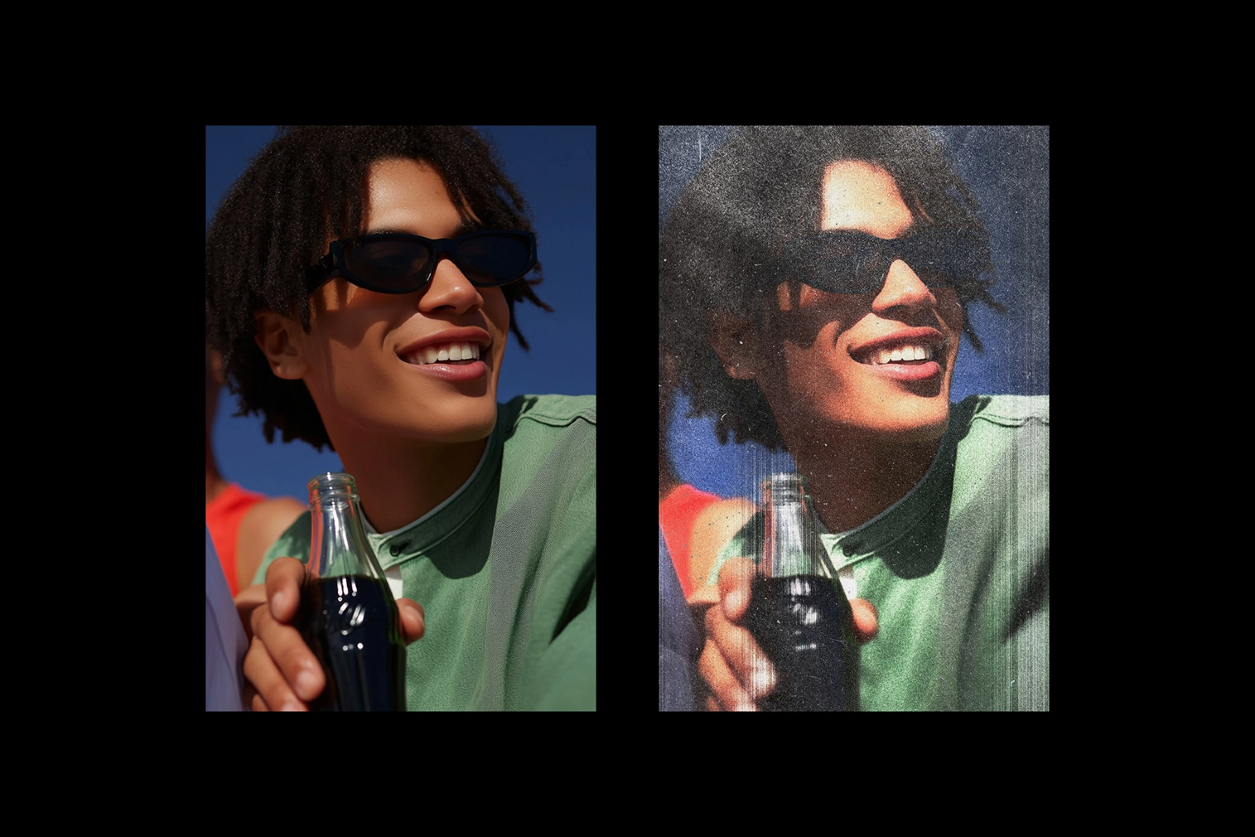 Broken Scan Photo Effect