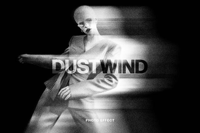 Dust Wind Photo Effect