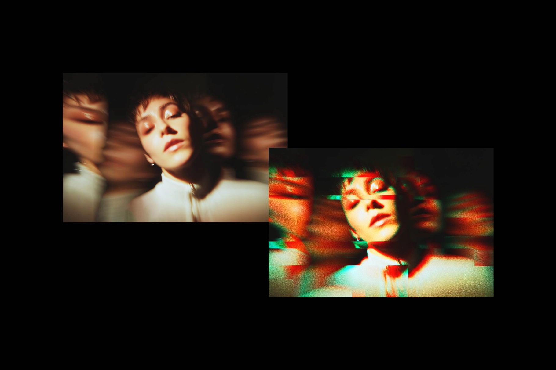 Broken Glitch Photo Effect