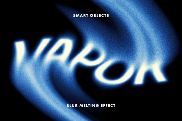 Blur Melting Text Effect