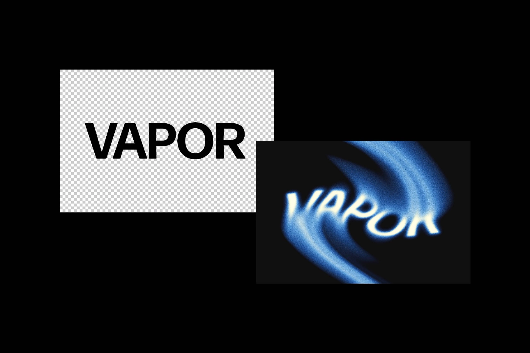 Blur Melting Text Effect