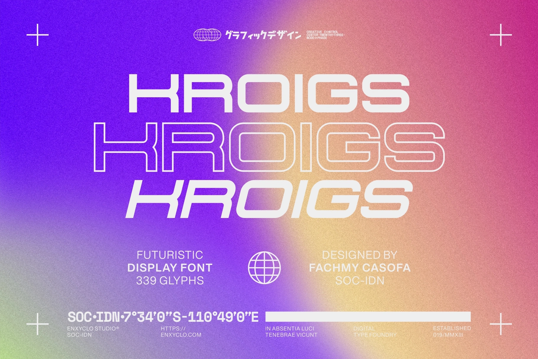 Kroigs - Futuristic Display Font