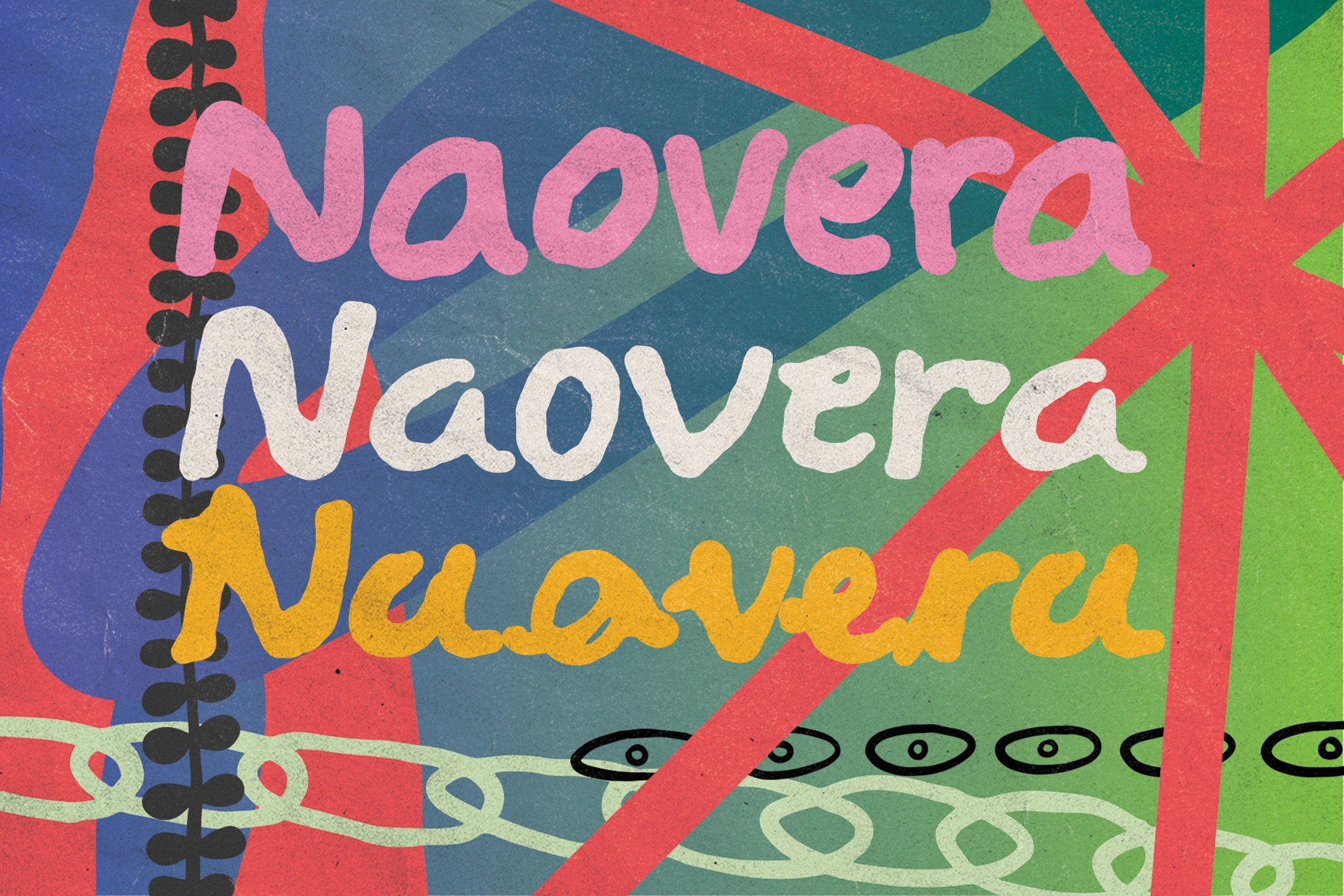 Naovera - Organic Handwritten Font