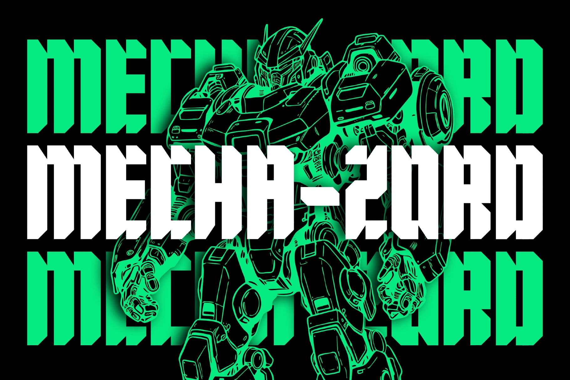 Digisound - Modern Bold Condensed Sans