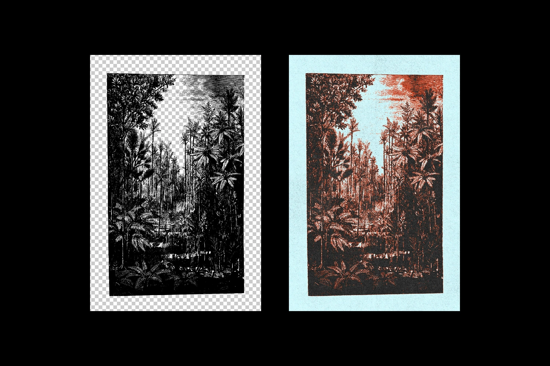 Vintage Print Effect