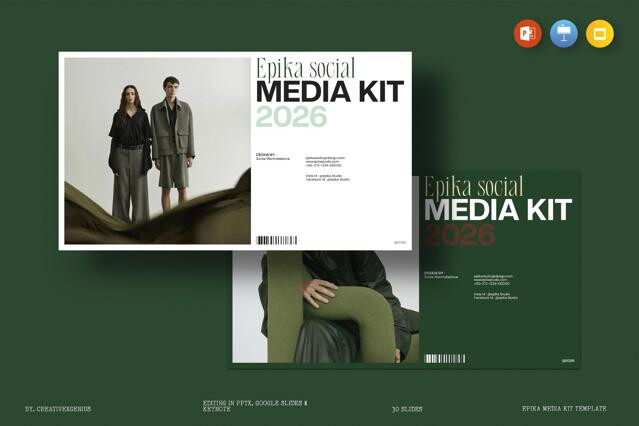 Epika Social Media Kit Presentation