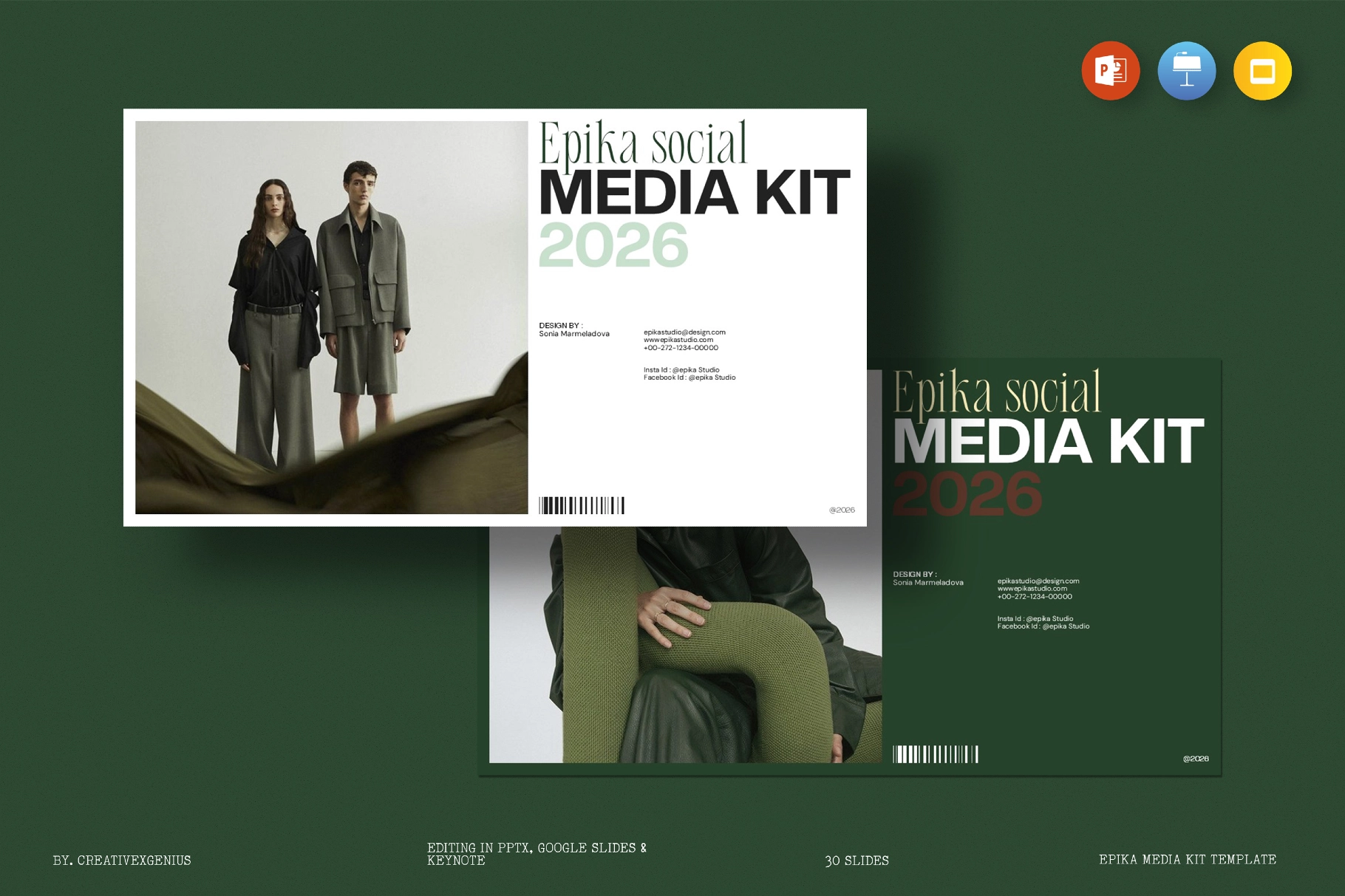 Epika Social Media Kit Presentation