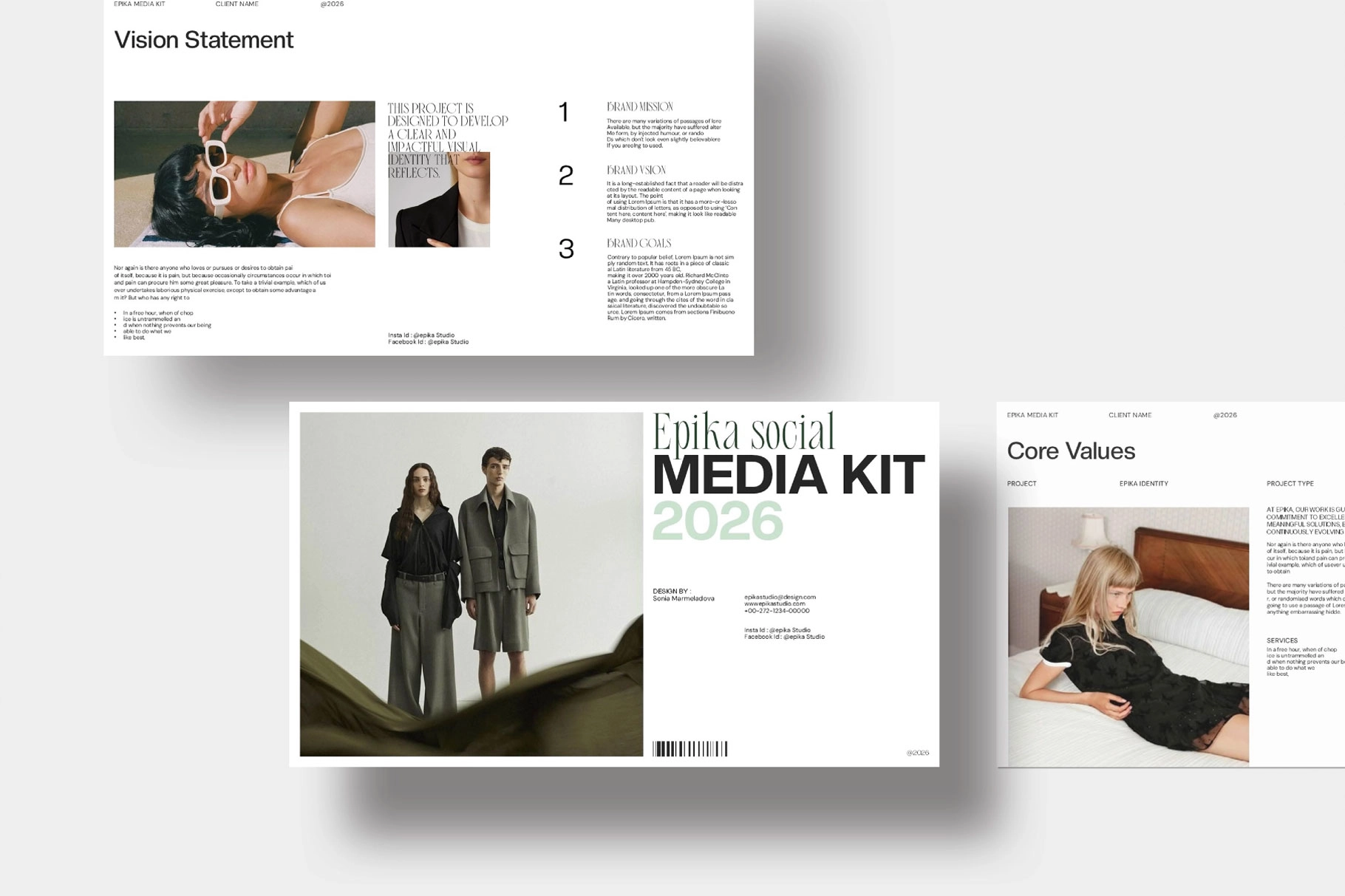 Epika Social Media Kit Presentation