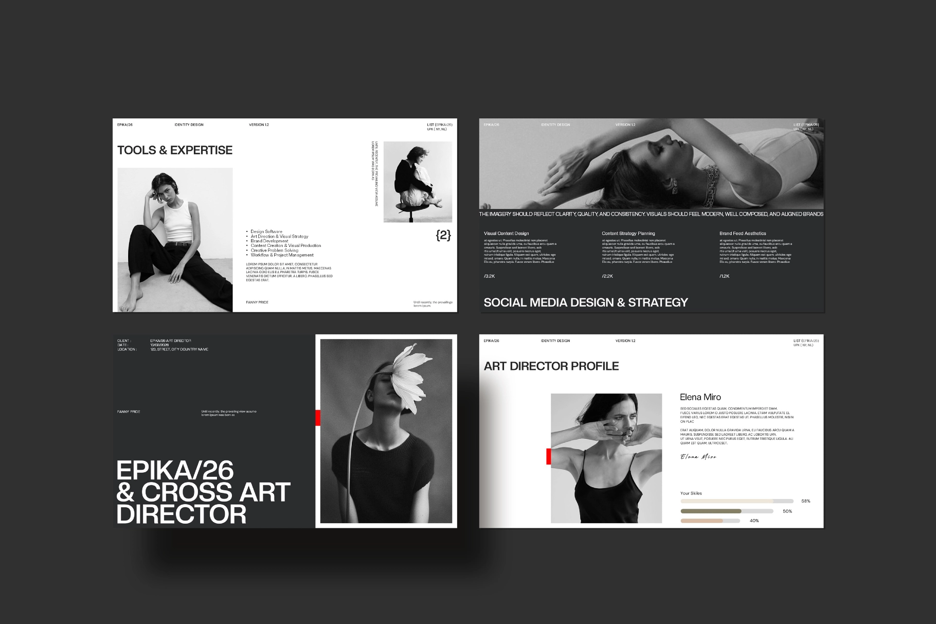 Epika 26 & Cross Art Director Presentation