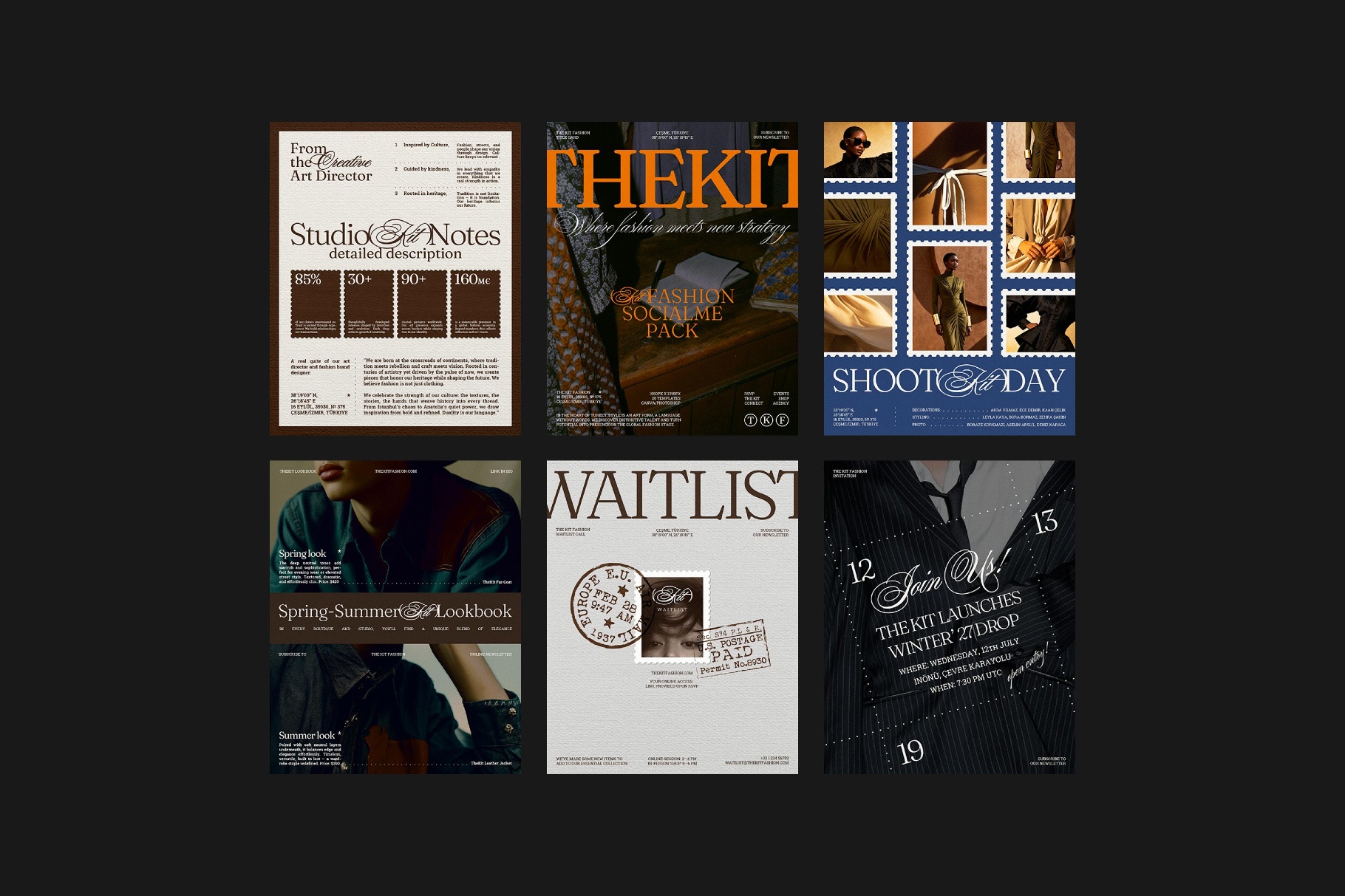 Postmarked: Fashion Instagram Templates