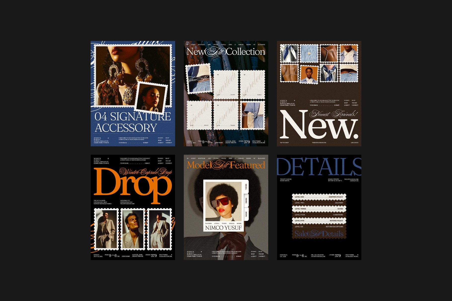 Postmarked: Fashion Instagram Templates