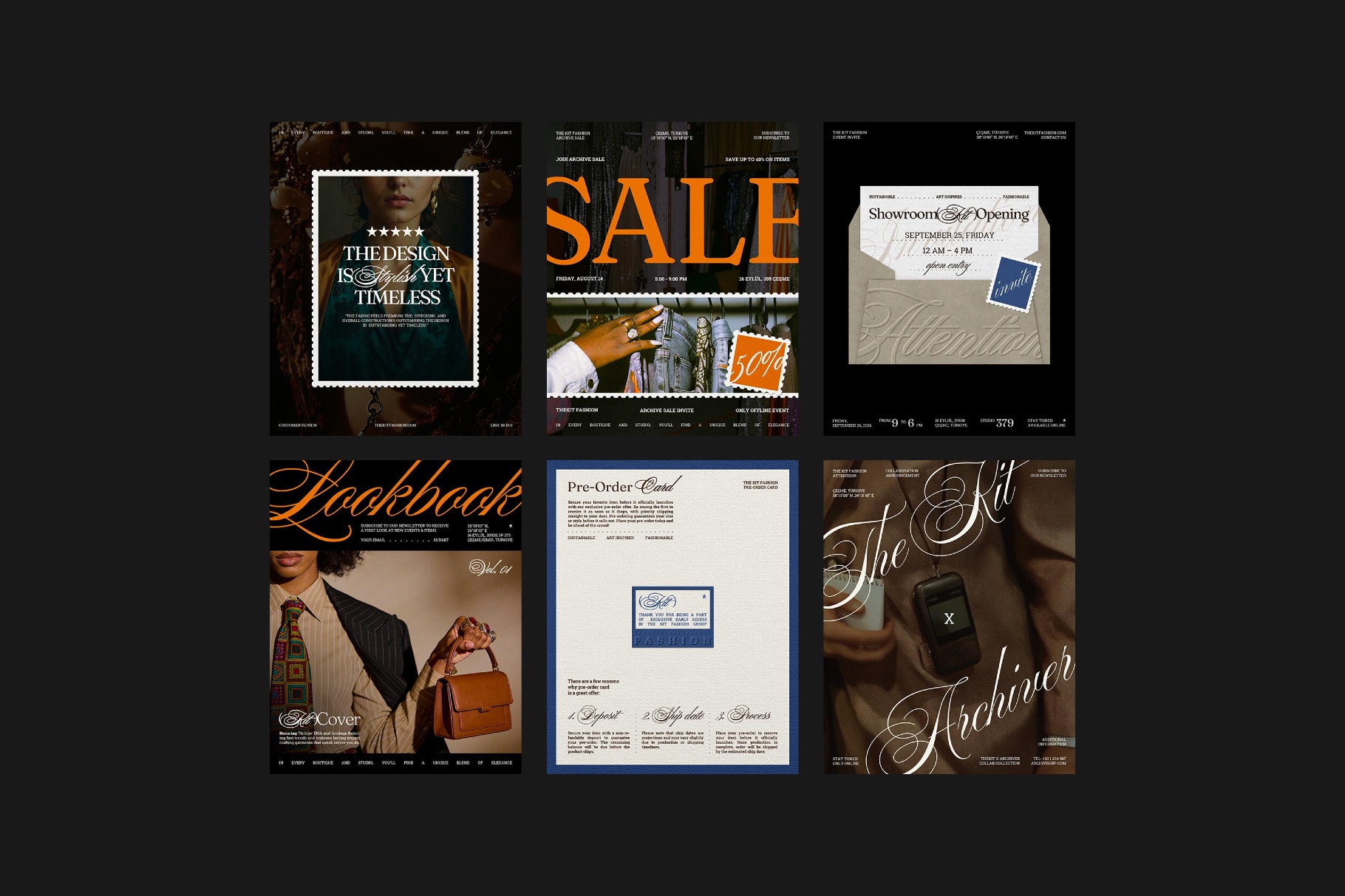 Postmarked: Fashion Instagram Templates