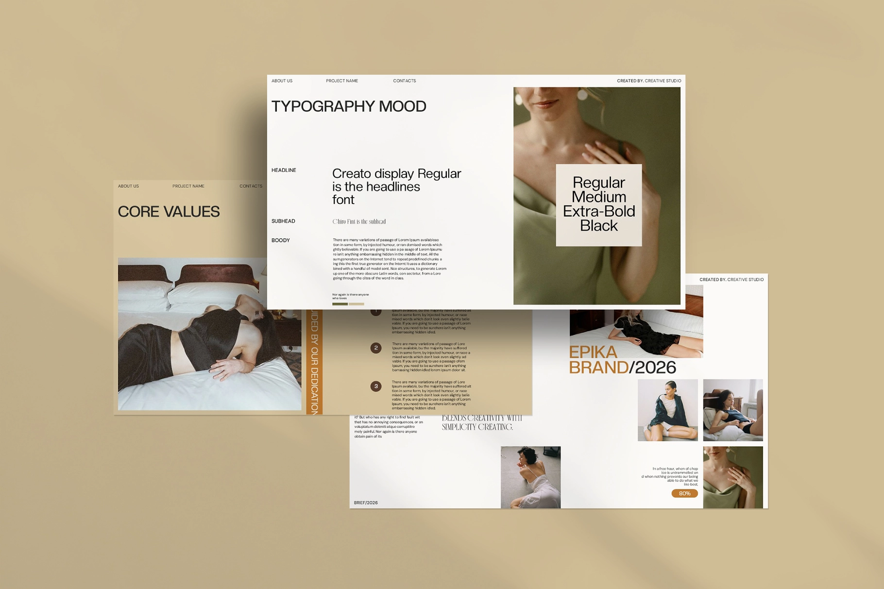 Epika/2026 Brief Mood Presentation Template